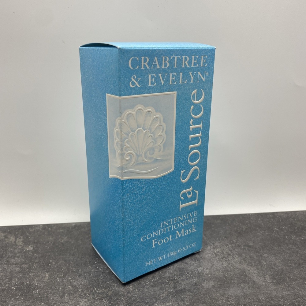 Crabtree & Evelyn La Source Intensive Conditioning Foot Mask 5.3oz‎